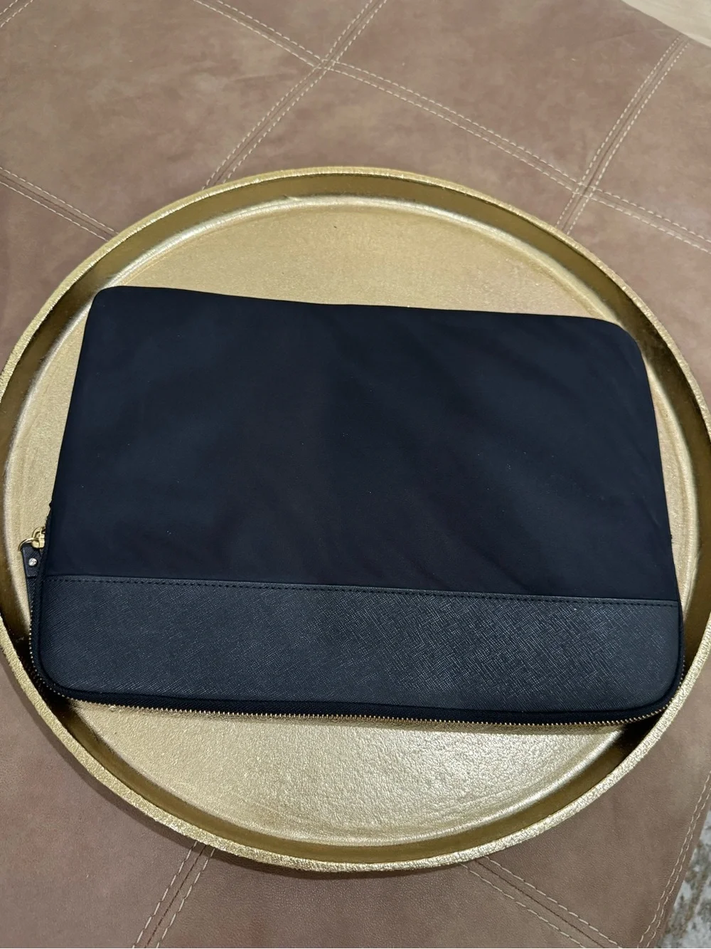 kate spade Black Slim Laptop Sleeve with Zip